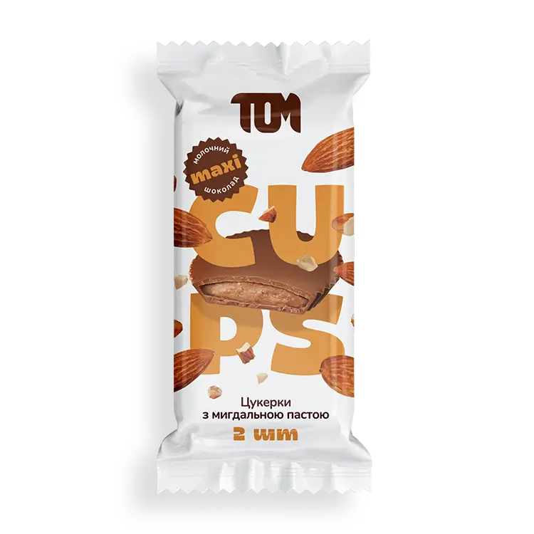Цукерки з мигдалевою пастою в молочному шоколаді